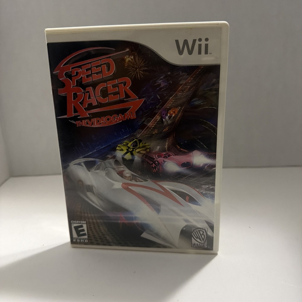 Speed Racer The Videogame Nintendo Wii WB Games Racing RVL-P-RSPE E Rated